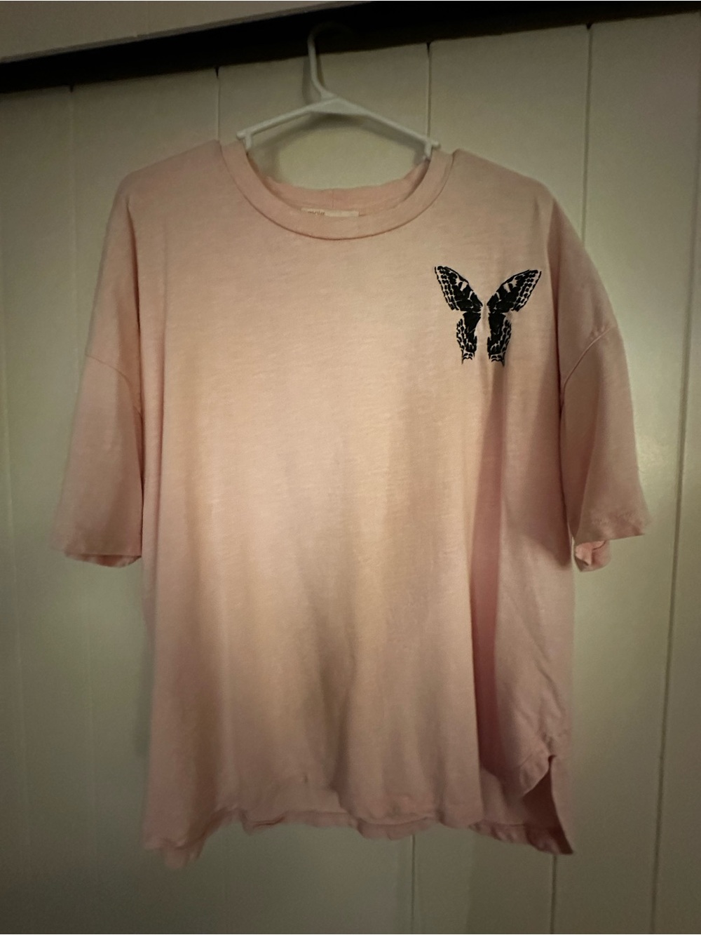 Maje Pale Pink Crewneck Tee